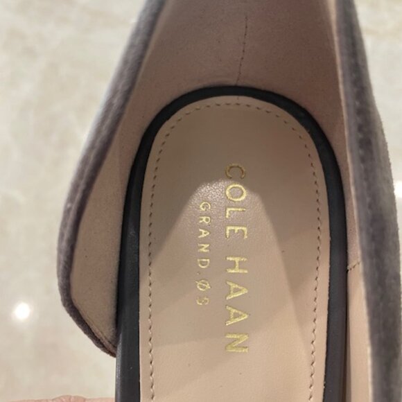 Cole Haan Josette Pump in Stormcloud Suede, Size 6.5 - Picture 4 of 7